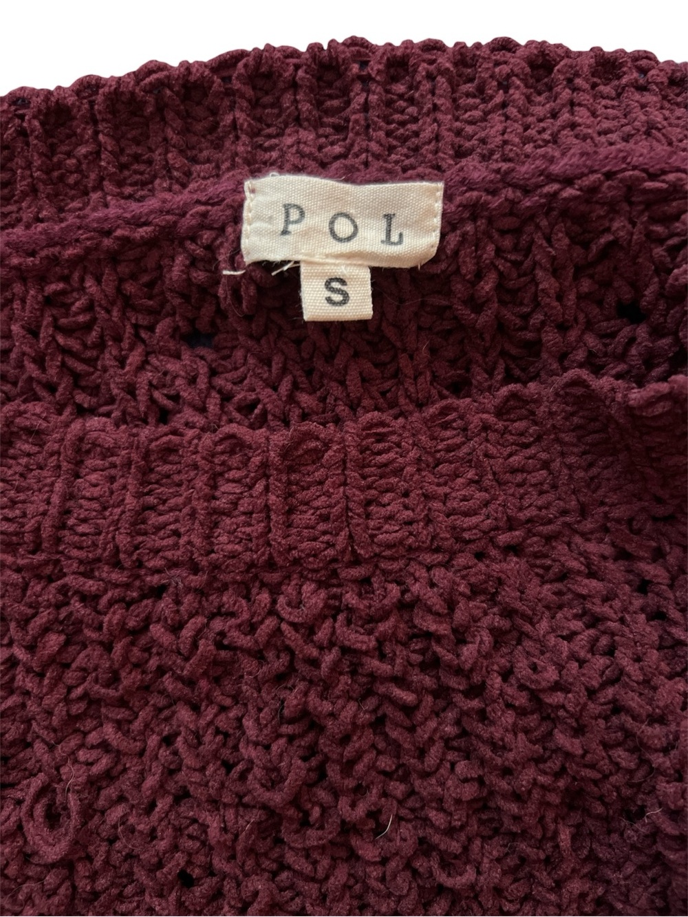 POL Oversized Chenille Sweater